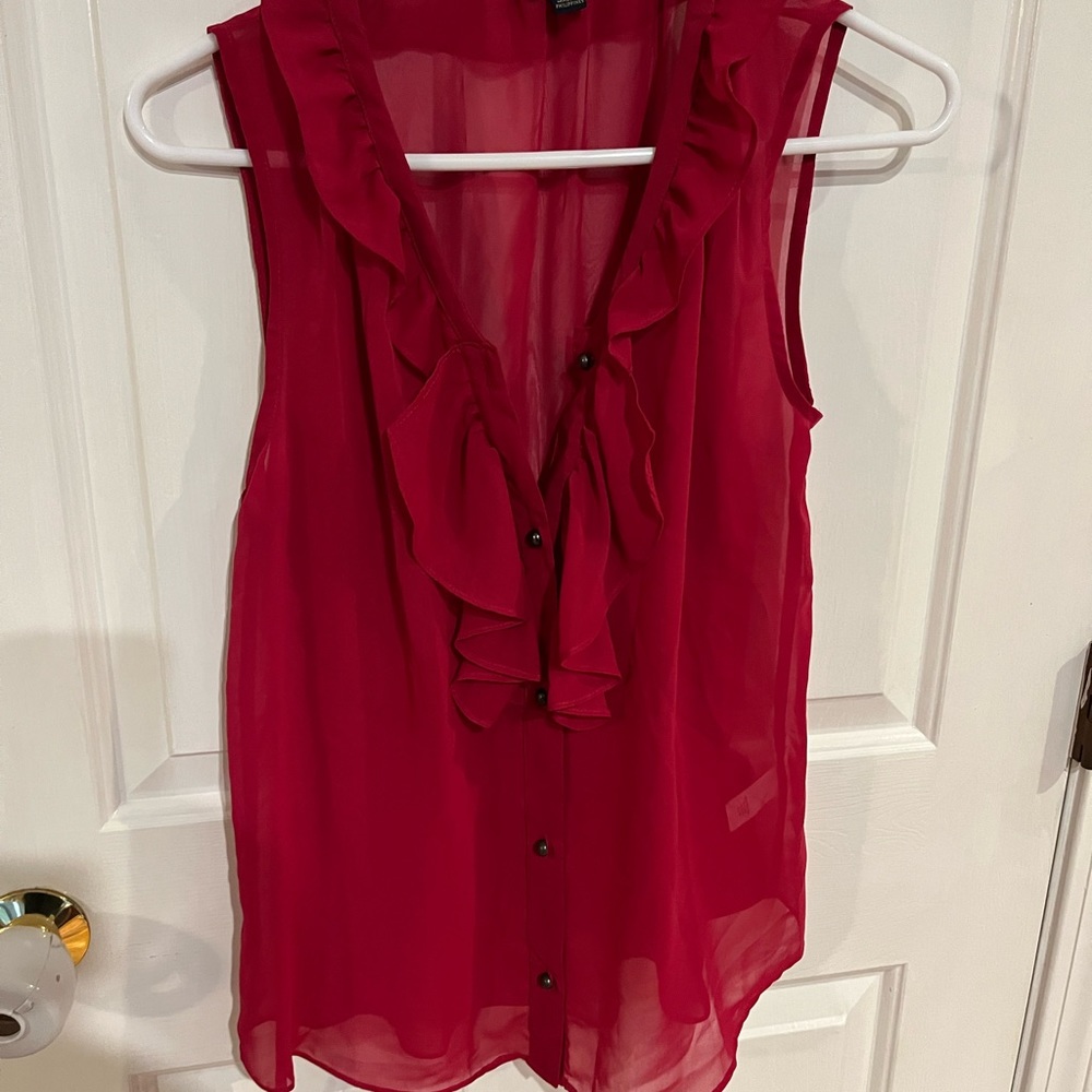 Pink Banana Republic blouse